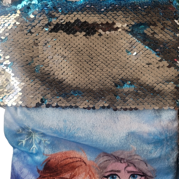 Disney Frozen II Elsa Flip Sequins Christmas 15” Stocking - New With Tags - Picture 3 of 7